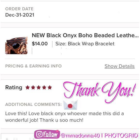 *LAST ONE* BRAND NEW Fresh Water Pearl Beaded Triple Layer Wrap Leather Bracelet - Picture 6 of 6